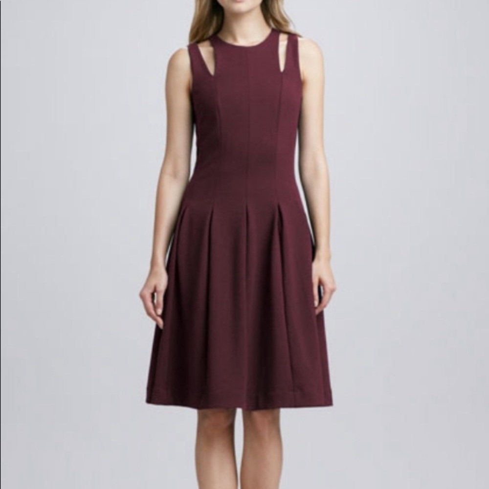 Rebecca Taylor cut out fit & flare dress